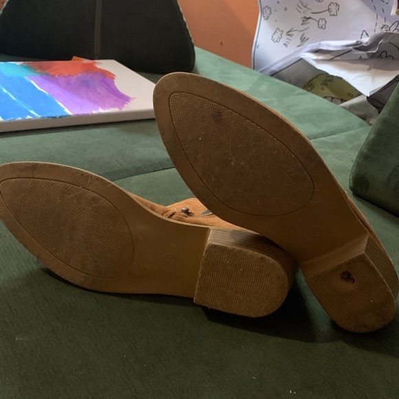 SHEIN Fall brown faux suede ankle boots - Picture 4 of 4